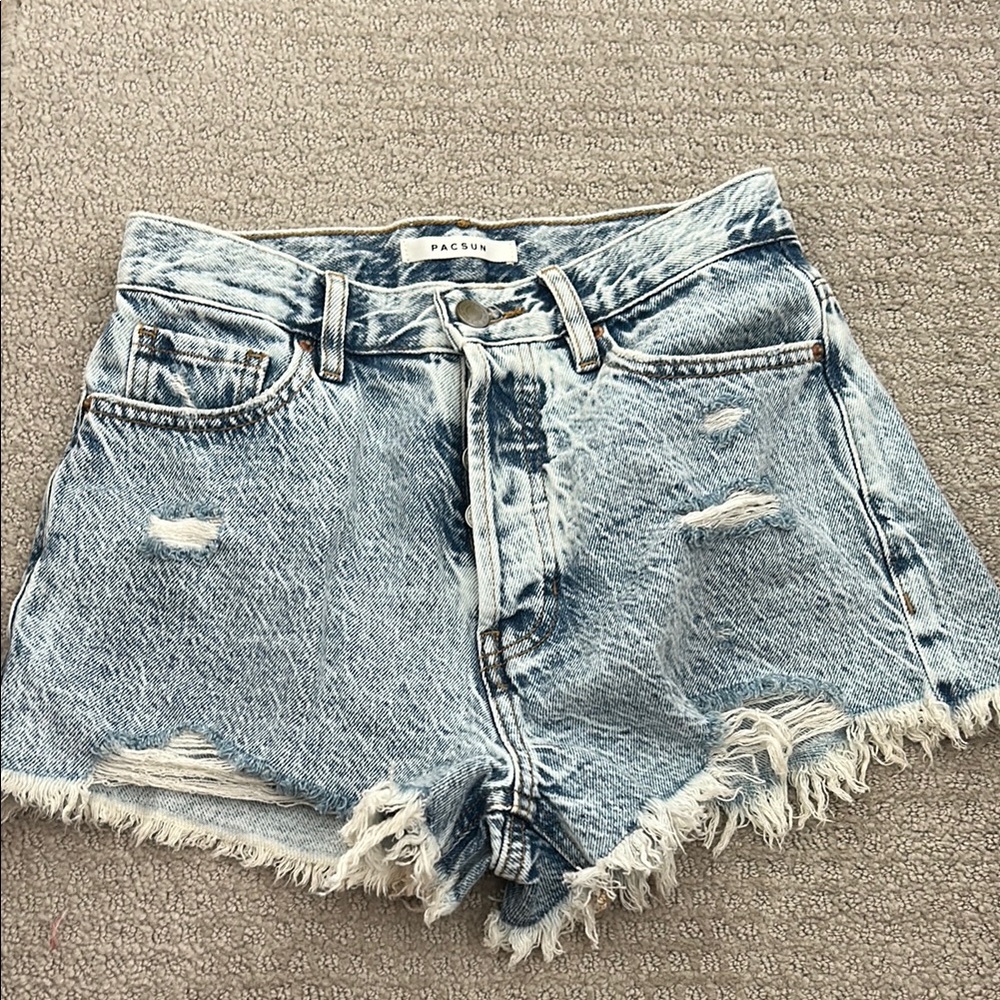 PacSun Blue Jean Shorts High-Waisted